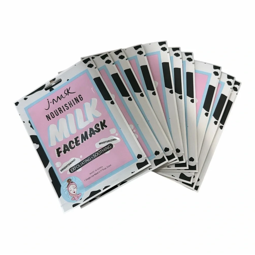 J-Mask Nourishing Milk Face Mask Korean skincare pack of 30 masks